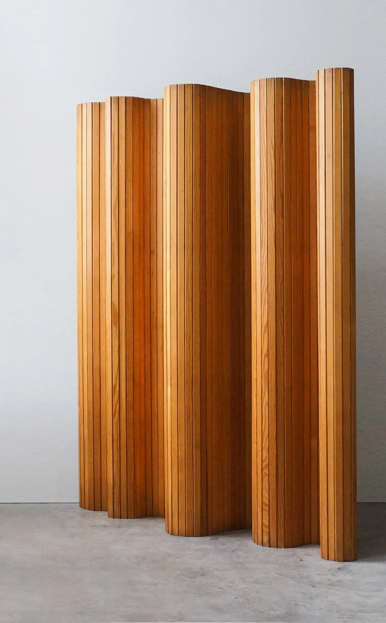 フランス ビンテージ SNSA Wood Screen スクリーン aalto フランス